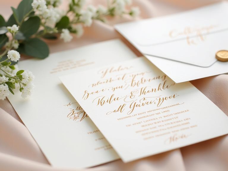 Papelería personalizada para bodas